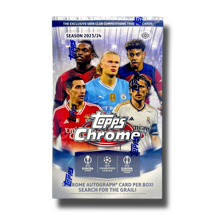 2023-24 Topps UEFA Club Competitions Chrome Soccer Hobby Box