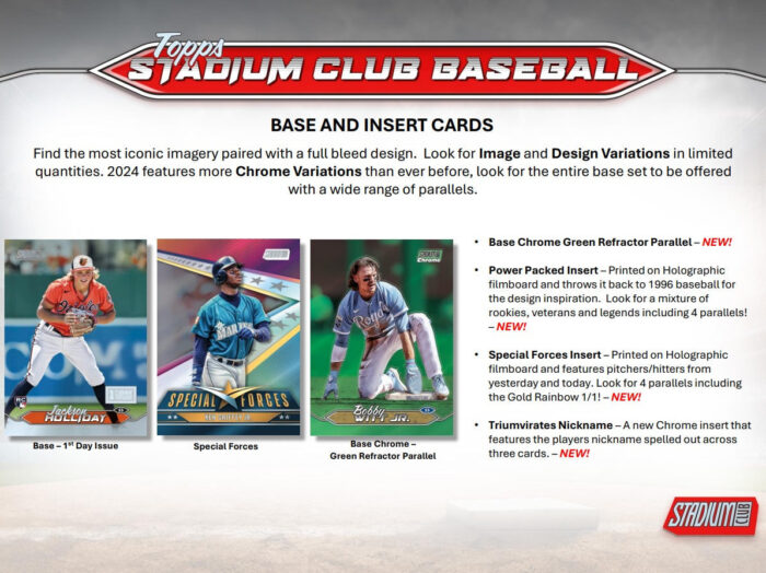 2024 Topps Stadium Club Baseball Compact Box