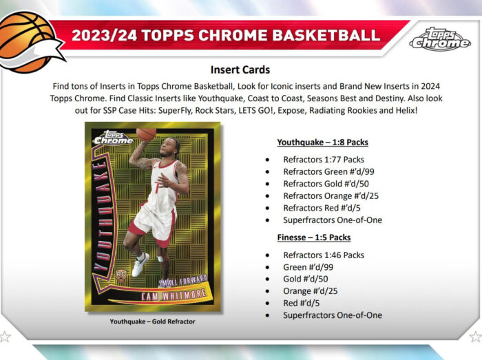 2023-24 Topps Chrome Basketball Blaster Box