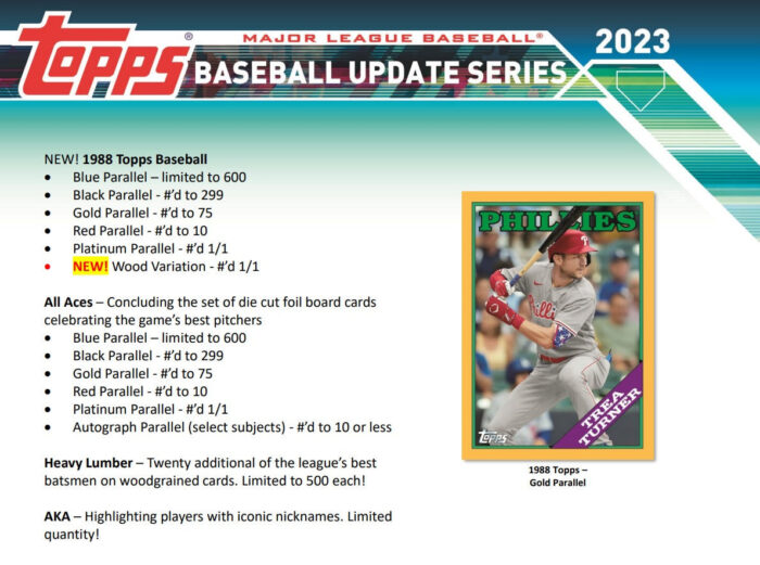 2023 Topps Update Series Baseball Hobby Box