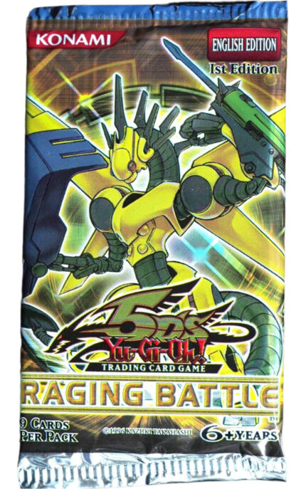 Yu-Gi-Oh! Raging Battle 1st Edition Sealed Booster Pack
